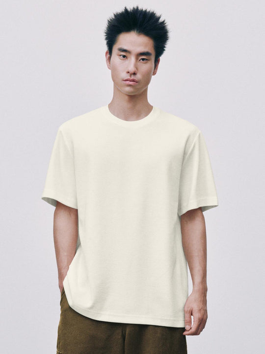 Plain Crew Neck Regular Fit Short Sleeve T-Shirt