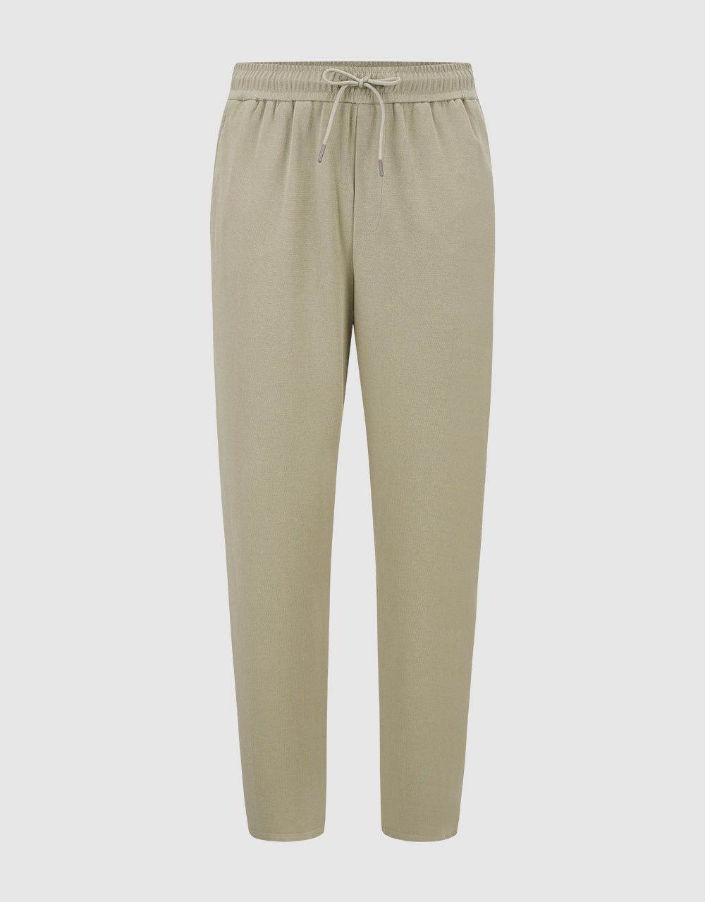 Drawstring Waist Straight Pants