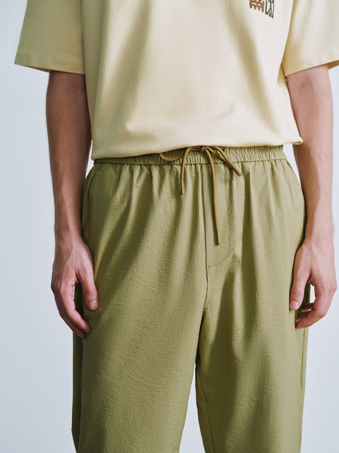 Drawsting Waist Jogger Pants