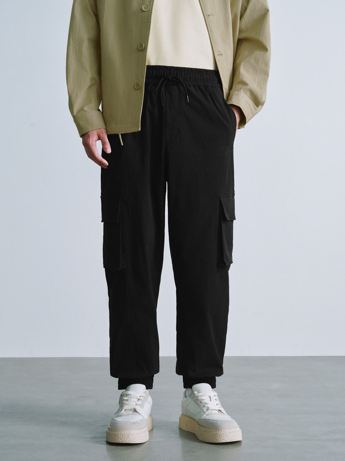 Drawstring Waist Loose Pants