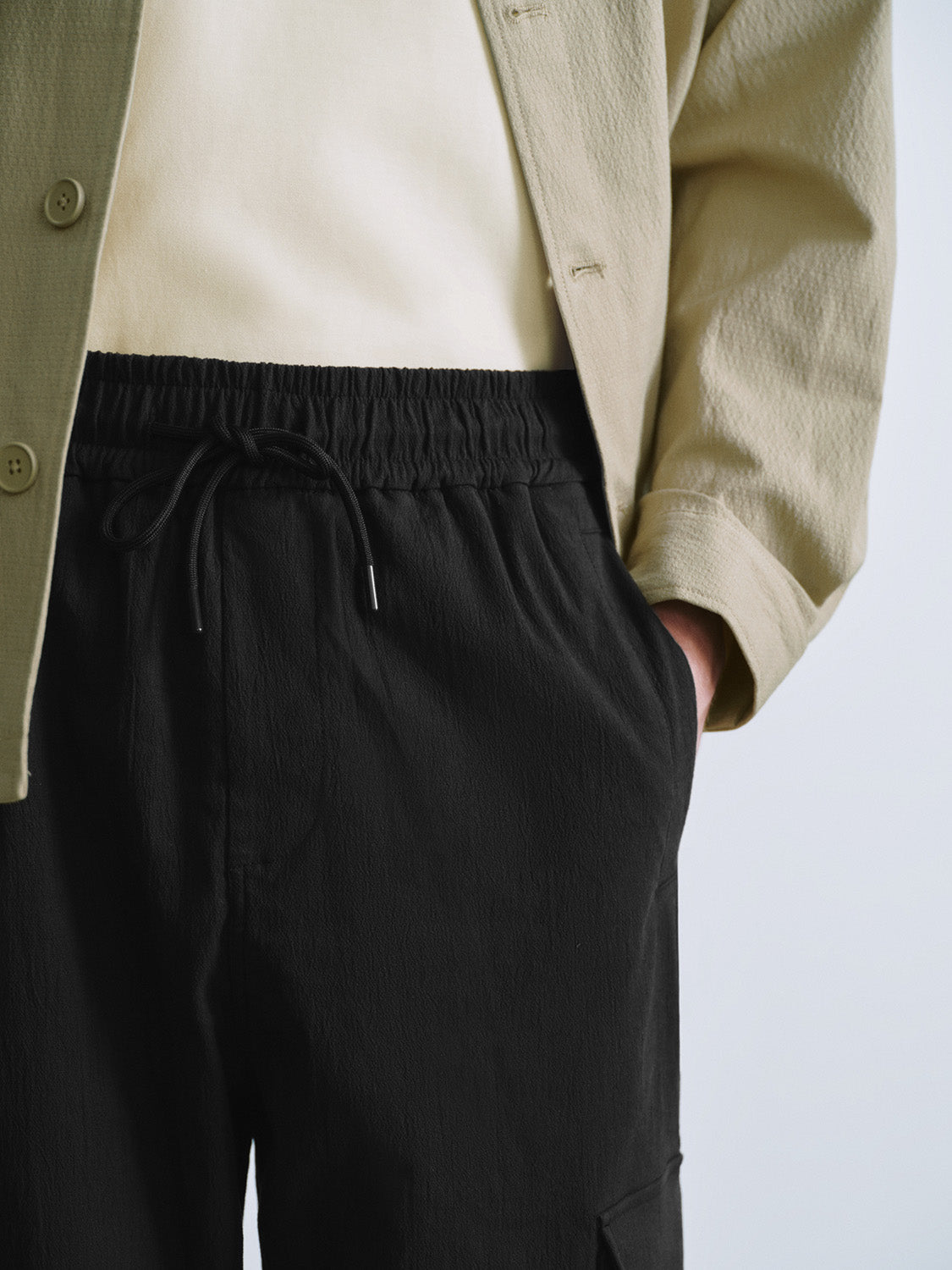 Drawstring Waist Loose Pants