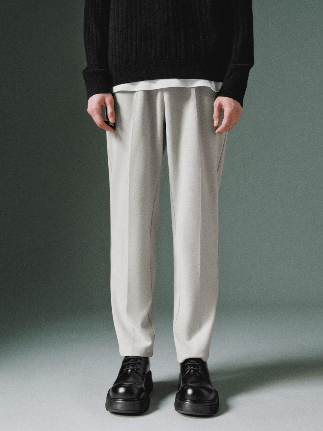 Drawstring Straight Pants