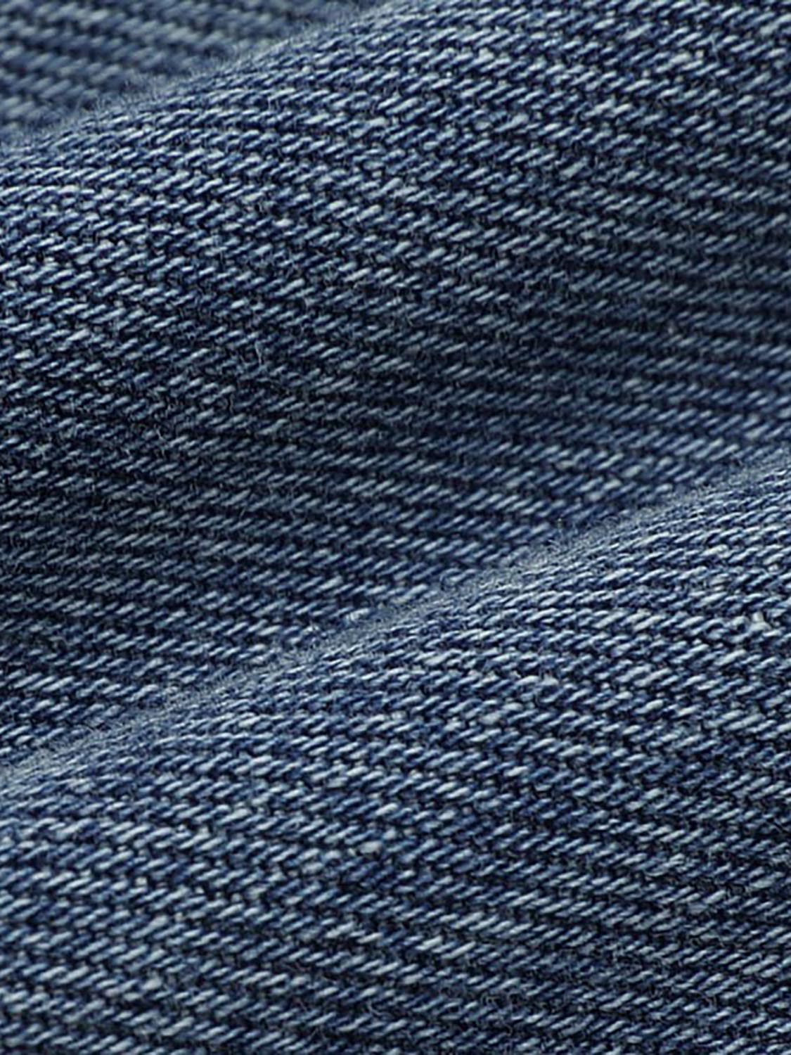 Patch Pockets Printed Denim Jackets