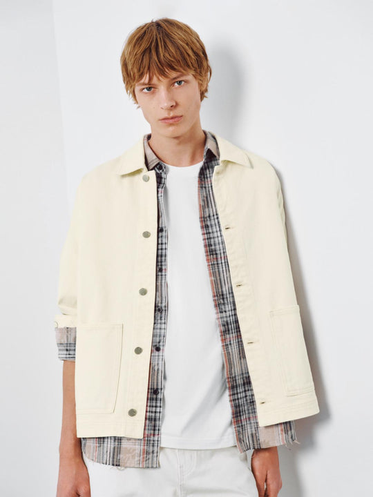 Patch Pocket Button Up Denim Jackets