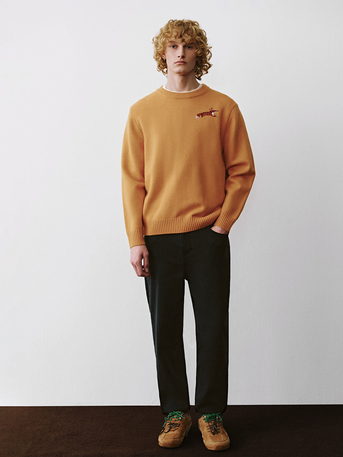 Crew Neck Knitted T-Shirts