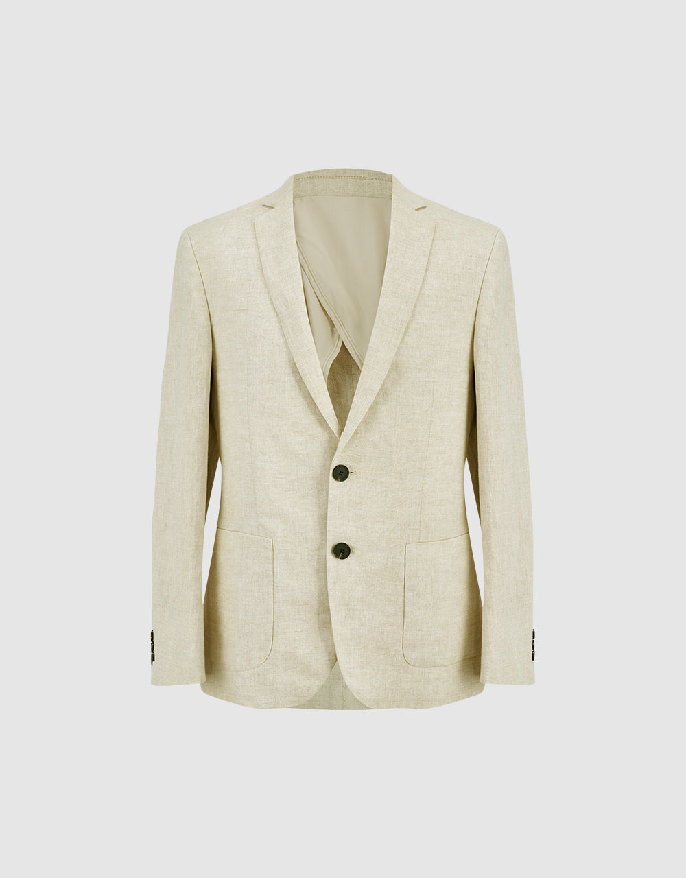 Notch Lapel Straight Blazer