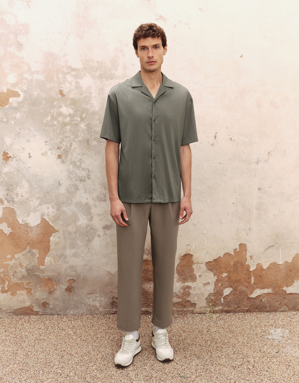 Drop Shoulder Sleeve Loose Shirt
