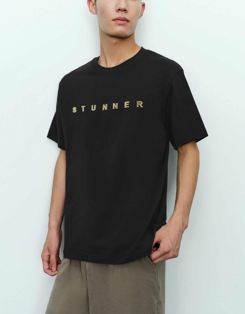 Crew Neck Straight T-Shirt