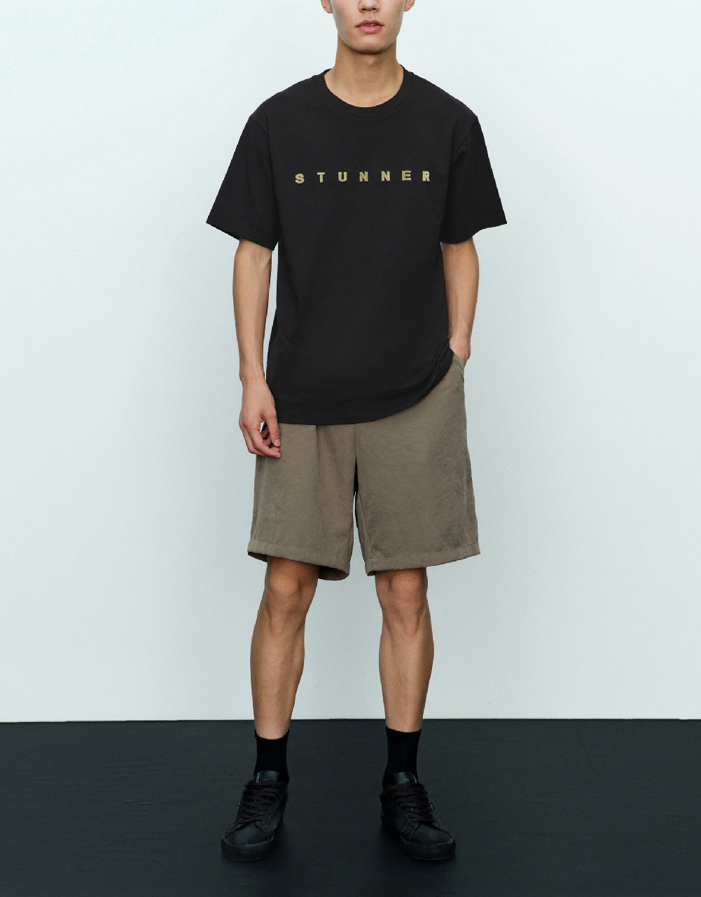 Crew Neck Straight T-Shirt