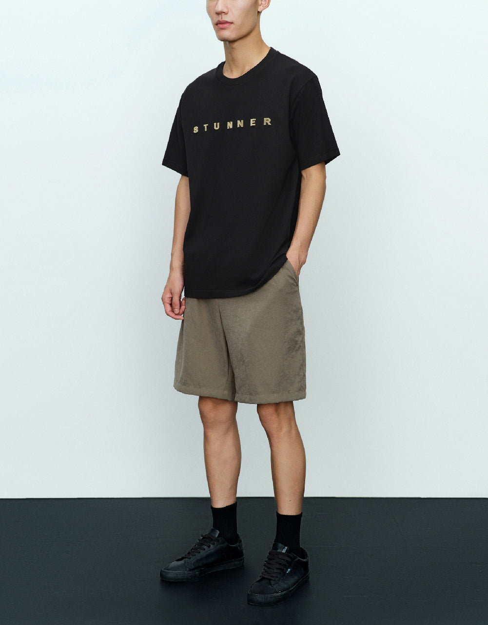 Crew Neck Straight T-Shirt