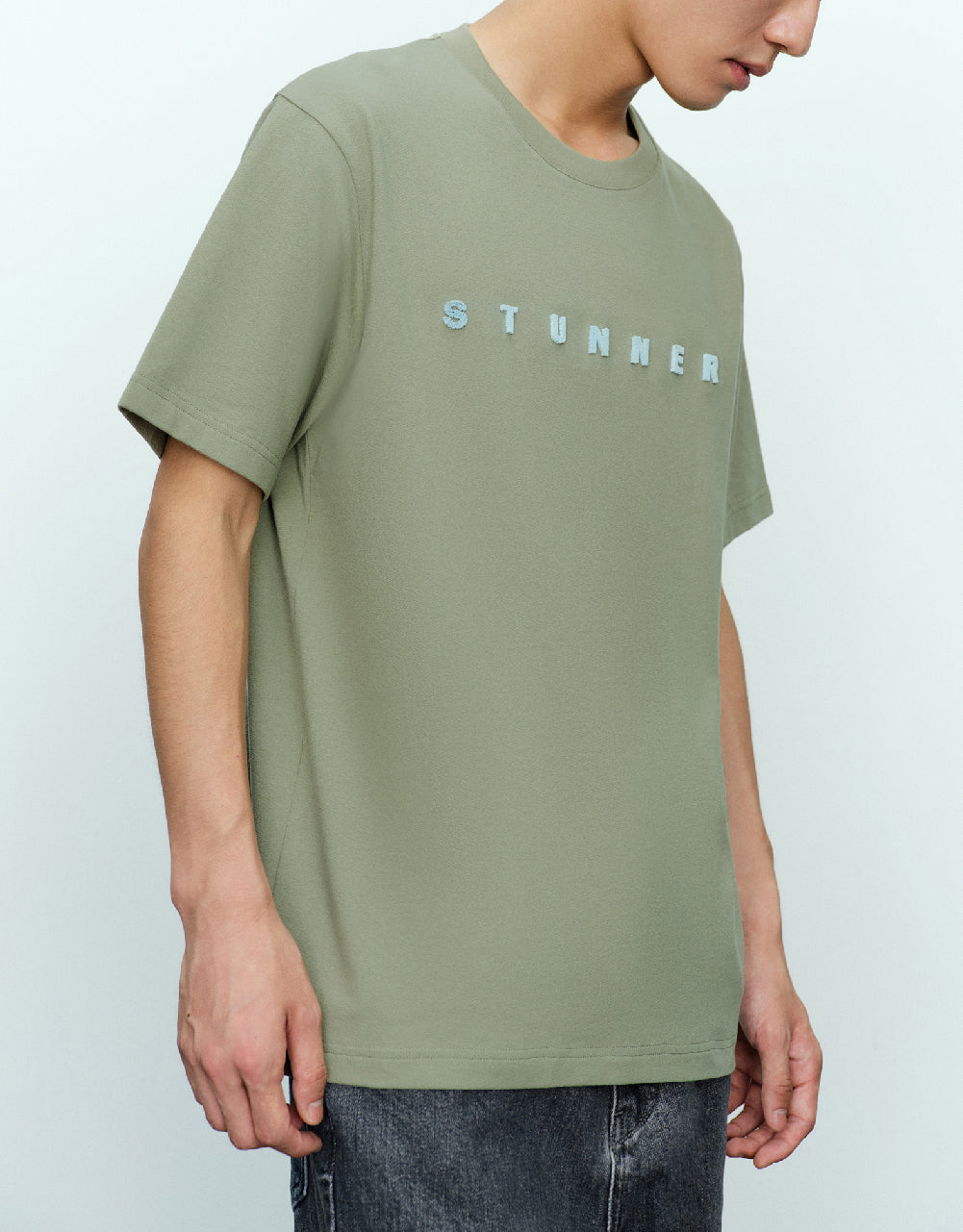 Crew Neck Straight T-Shirt