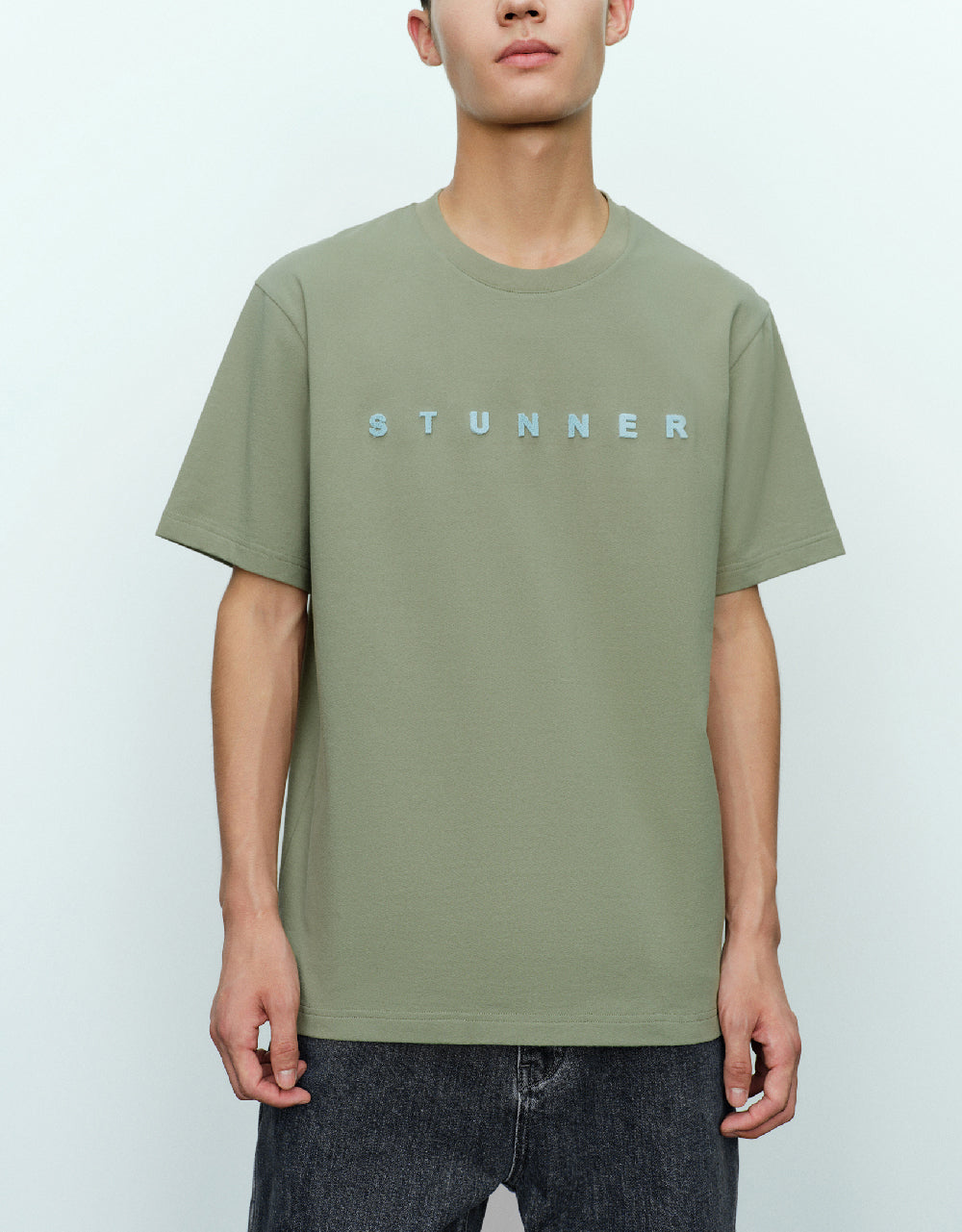 Crew Neck Straight T-Shirt
