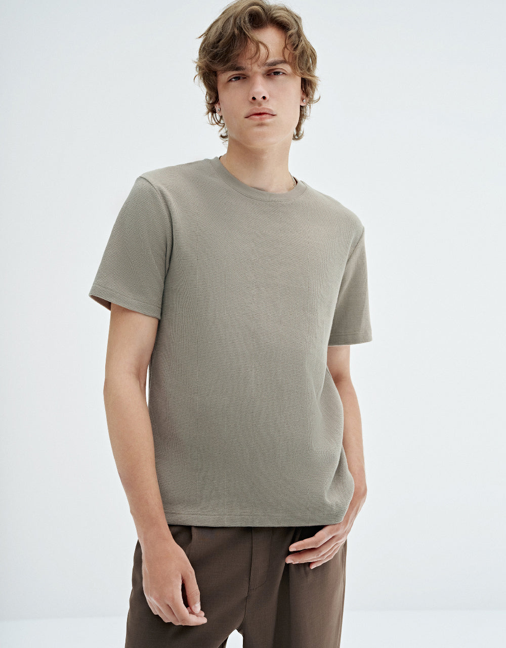 Crew Neck Straight T-Shirt