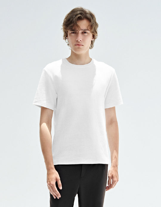 Crew Neck Straight T-Shirt