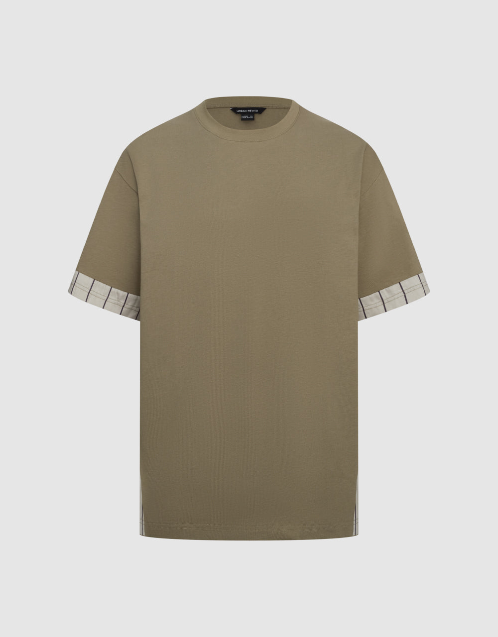 Contrast Crew Neck T-Shirt
