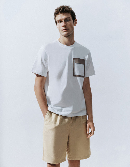 Crew Neck Straight T-Shirt