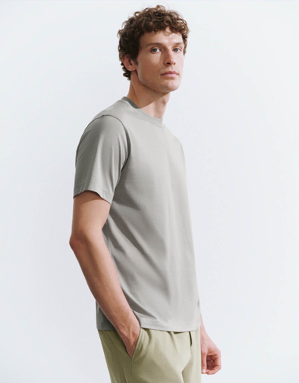 Crew Neck Straight T-Shirt