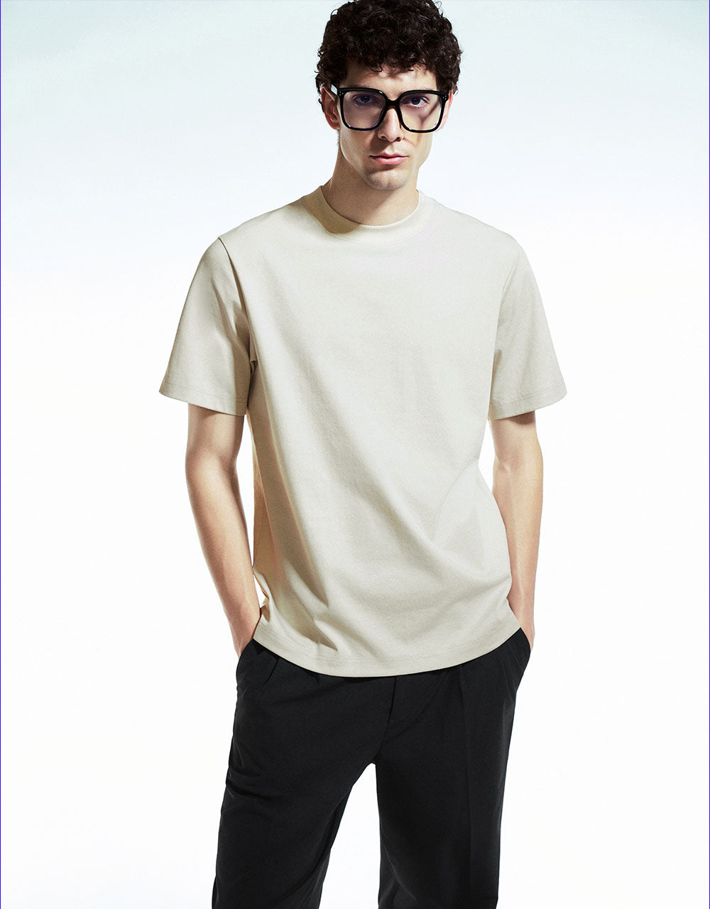 Crew Neck Straight T-Shirt