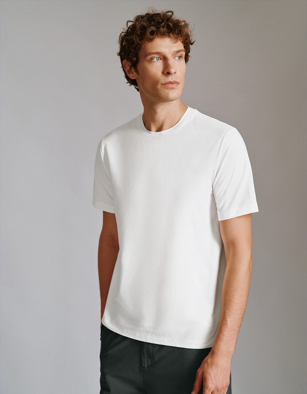 Crew Neck Straight T-Shirt