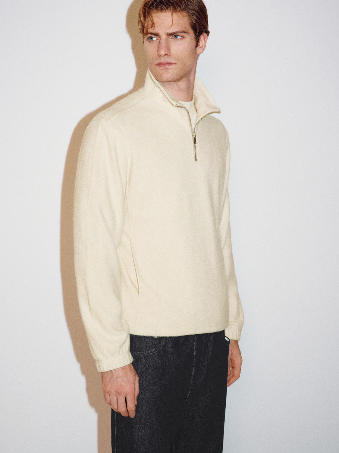 Zip Half Placket Sweatshirts