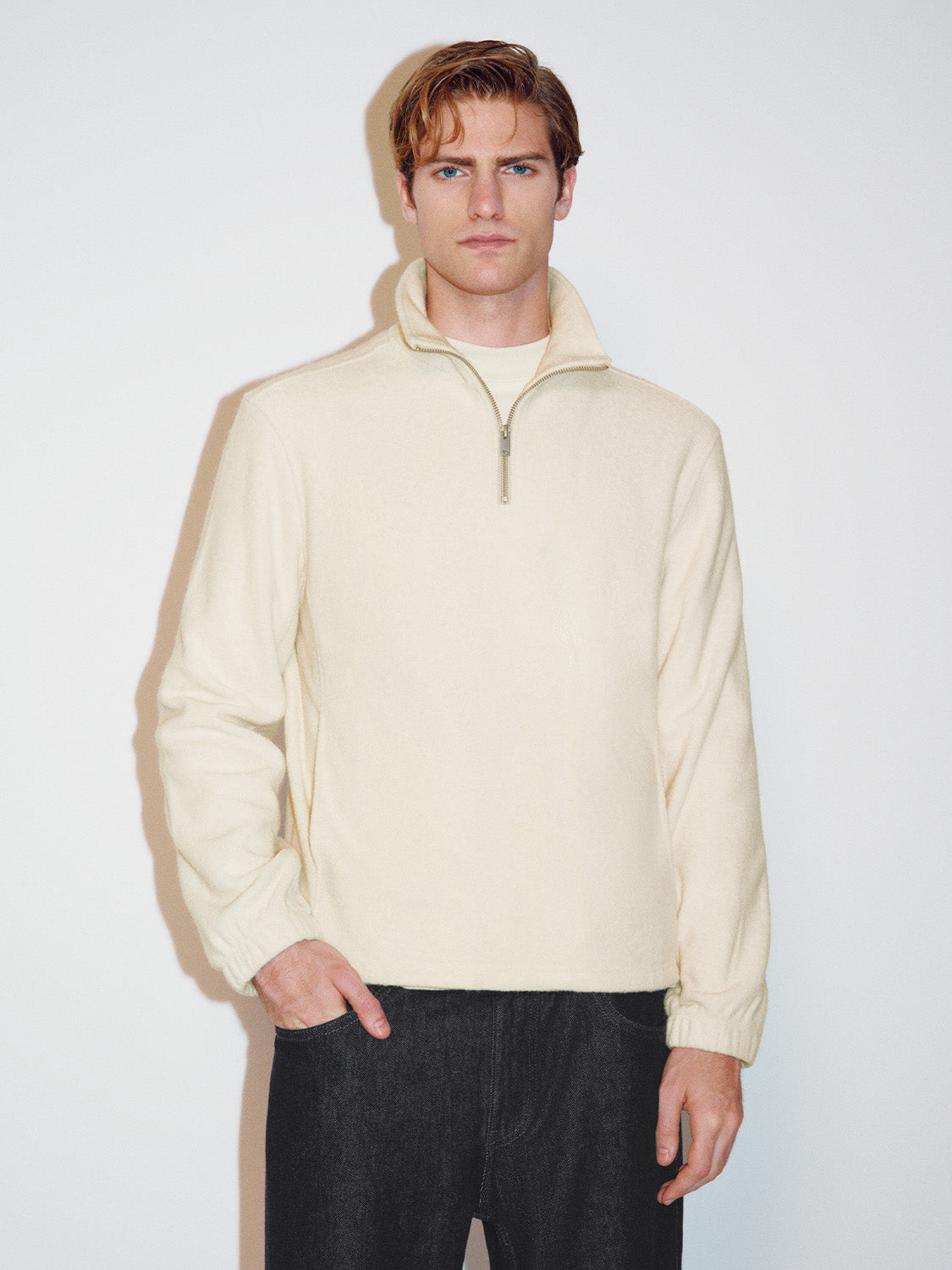 Zip Half Placket Sweatshirts