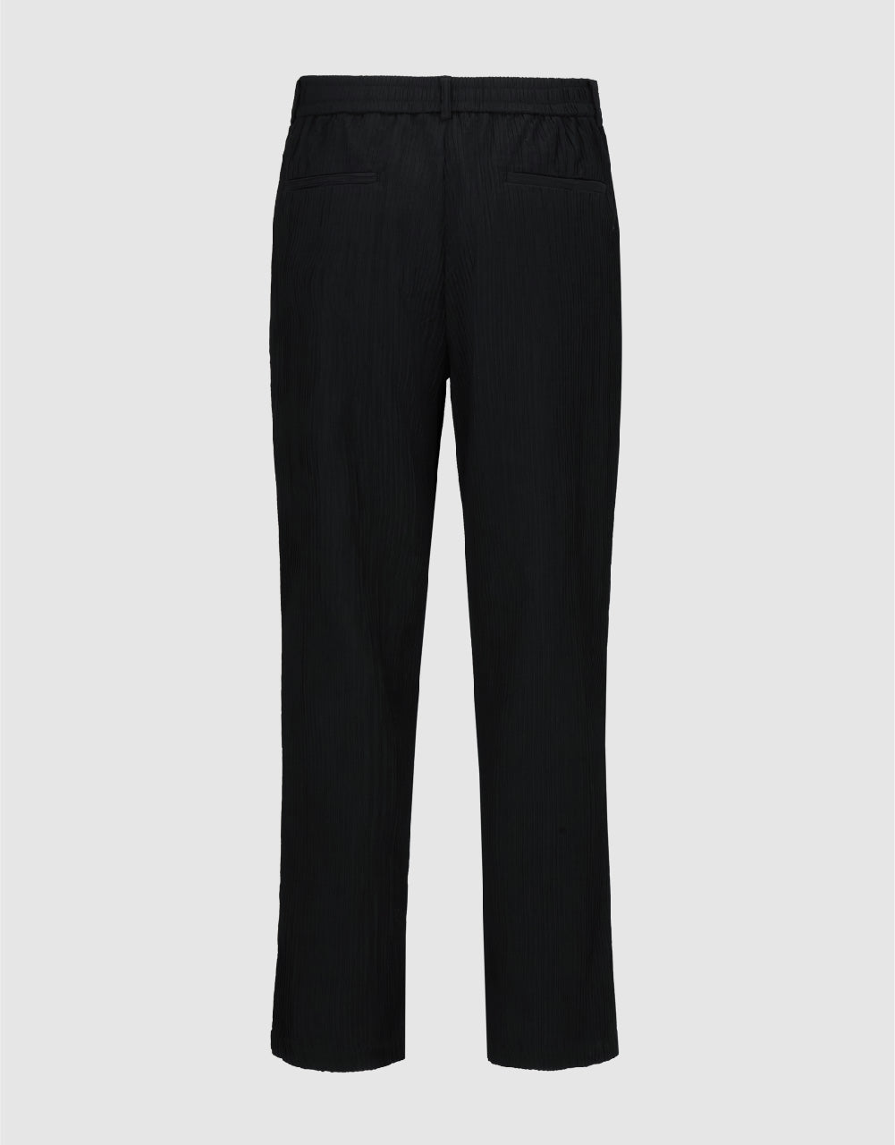 Textured Straight Pants
