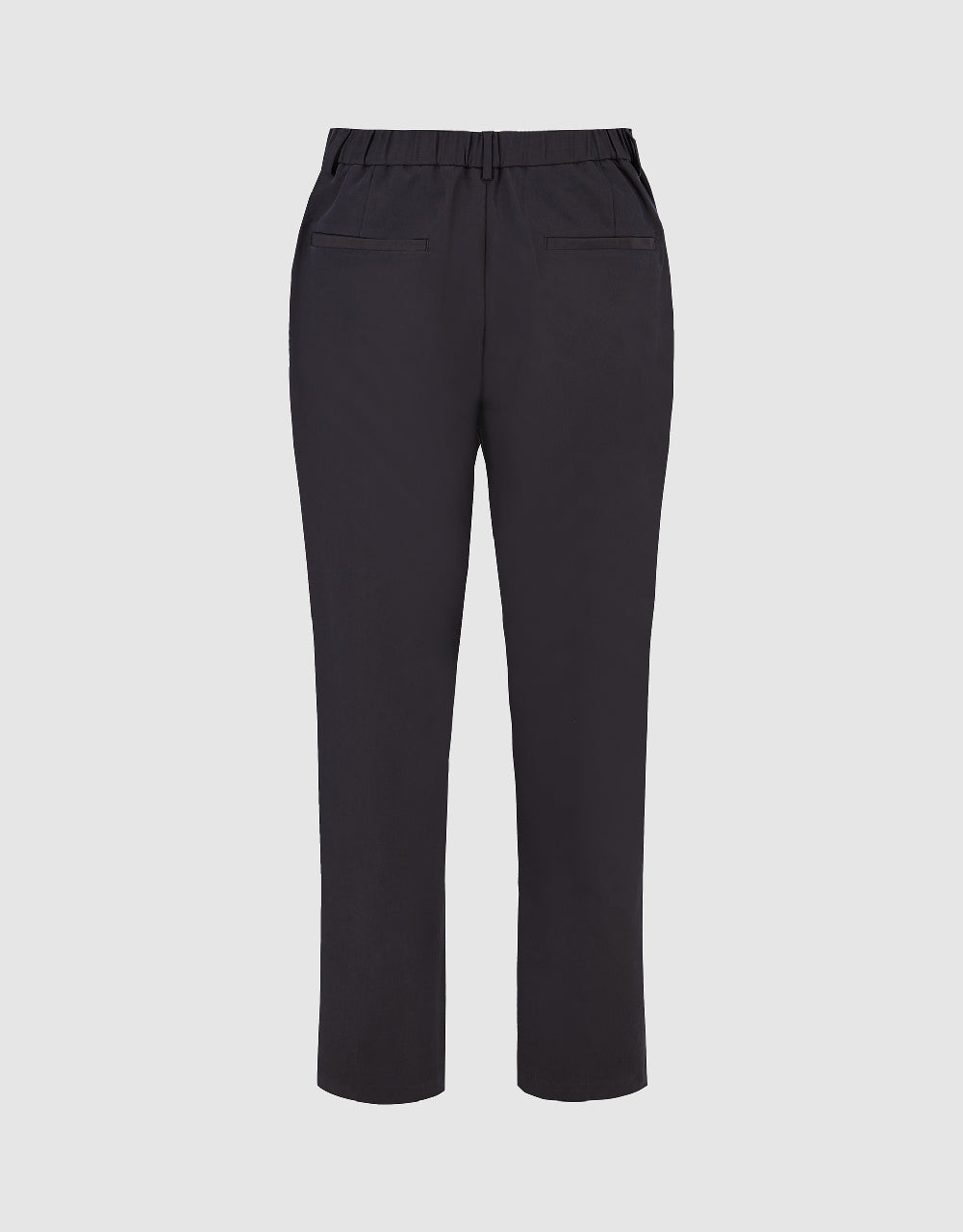Mid-Waist Oversized Straight Pants