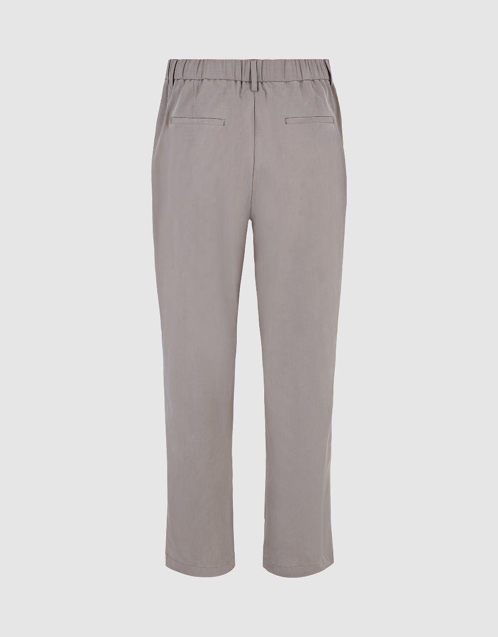 Mid-Waist Oversized Straight Pants