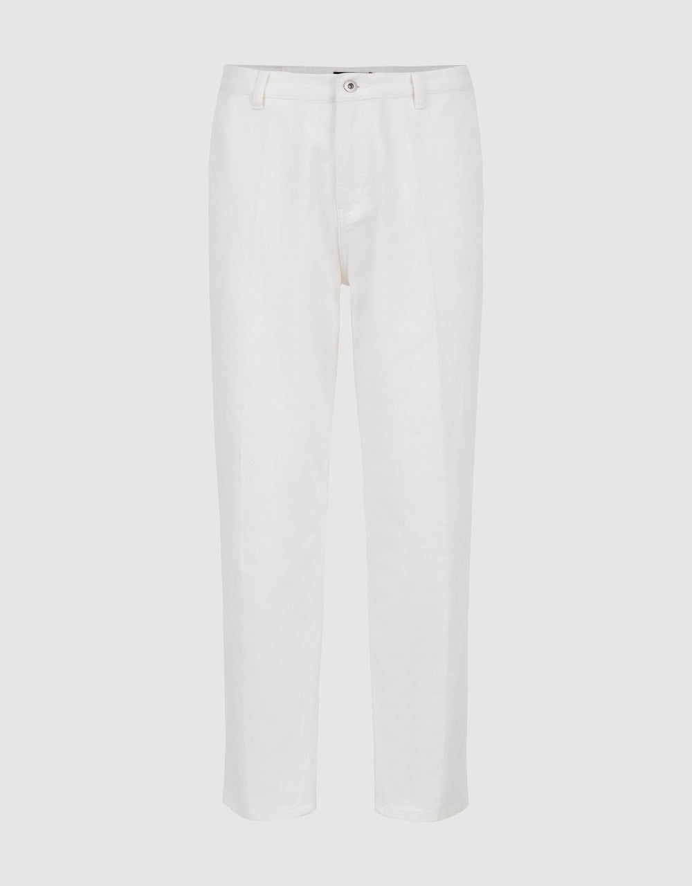 Mid-Waist Straight Jeans
