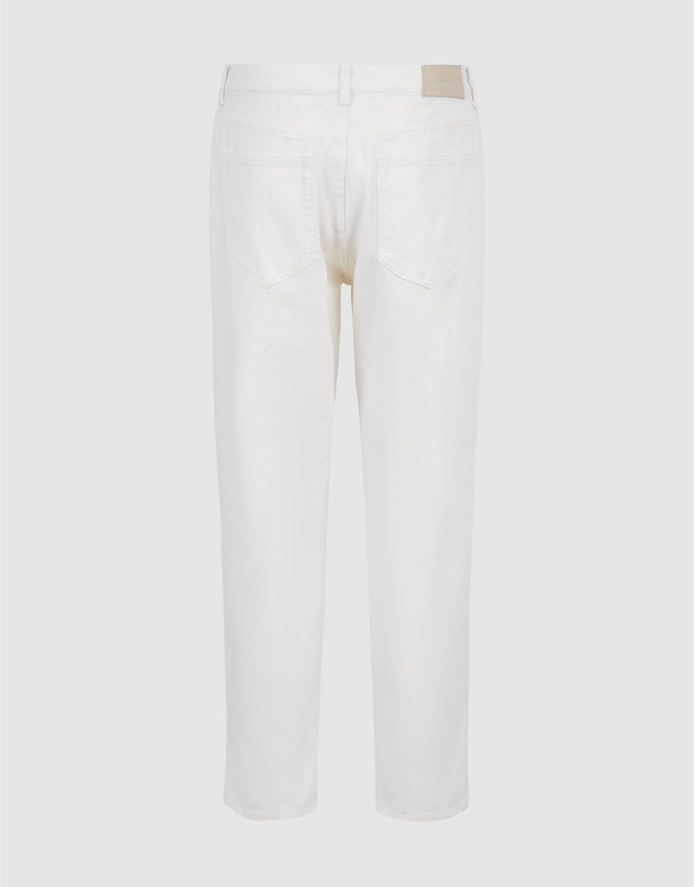 Mid-Waist Straight Jeans