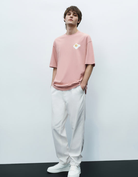 Mid-Waist Straight Jeans