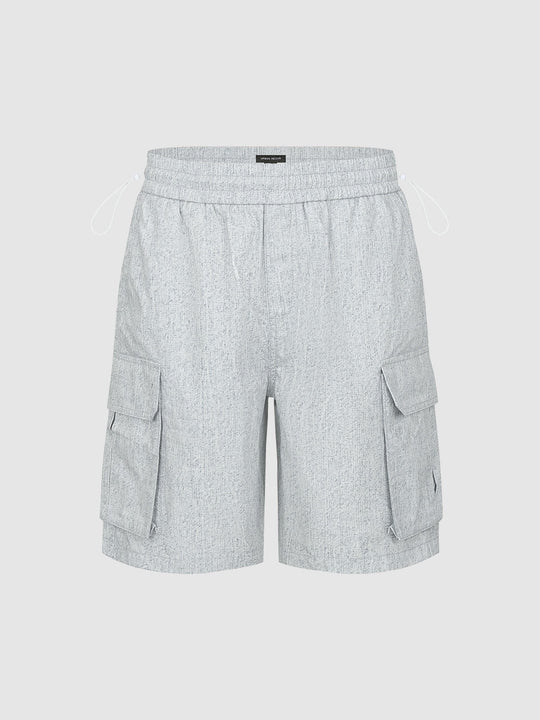 Flap Pocket Denim Shorts