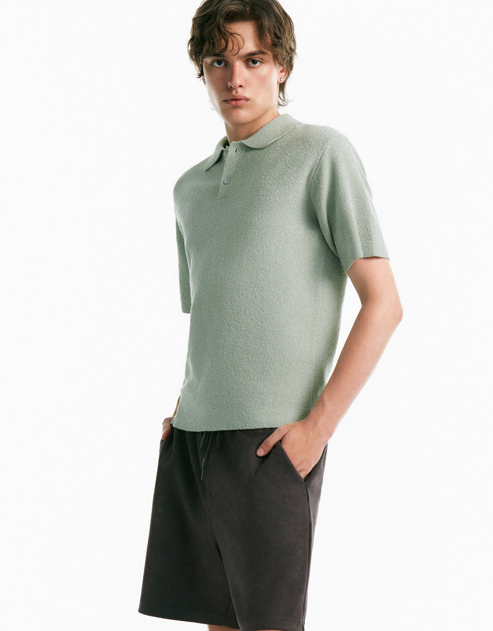 Knitted Polo T-Shirt