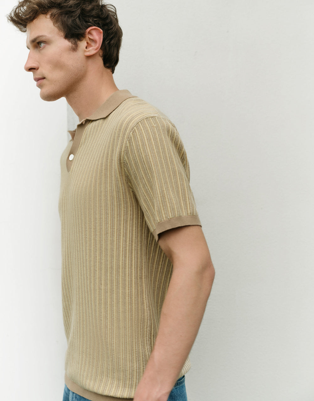 Striped Knitted T-Shirt