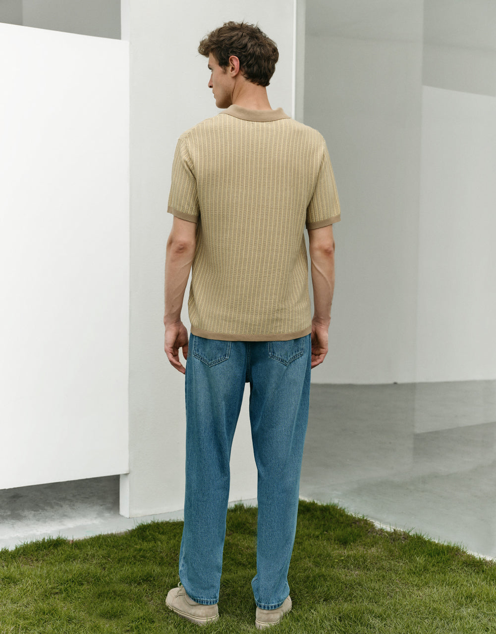 Striped Knitted T-Shirt