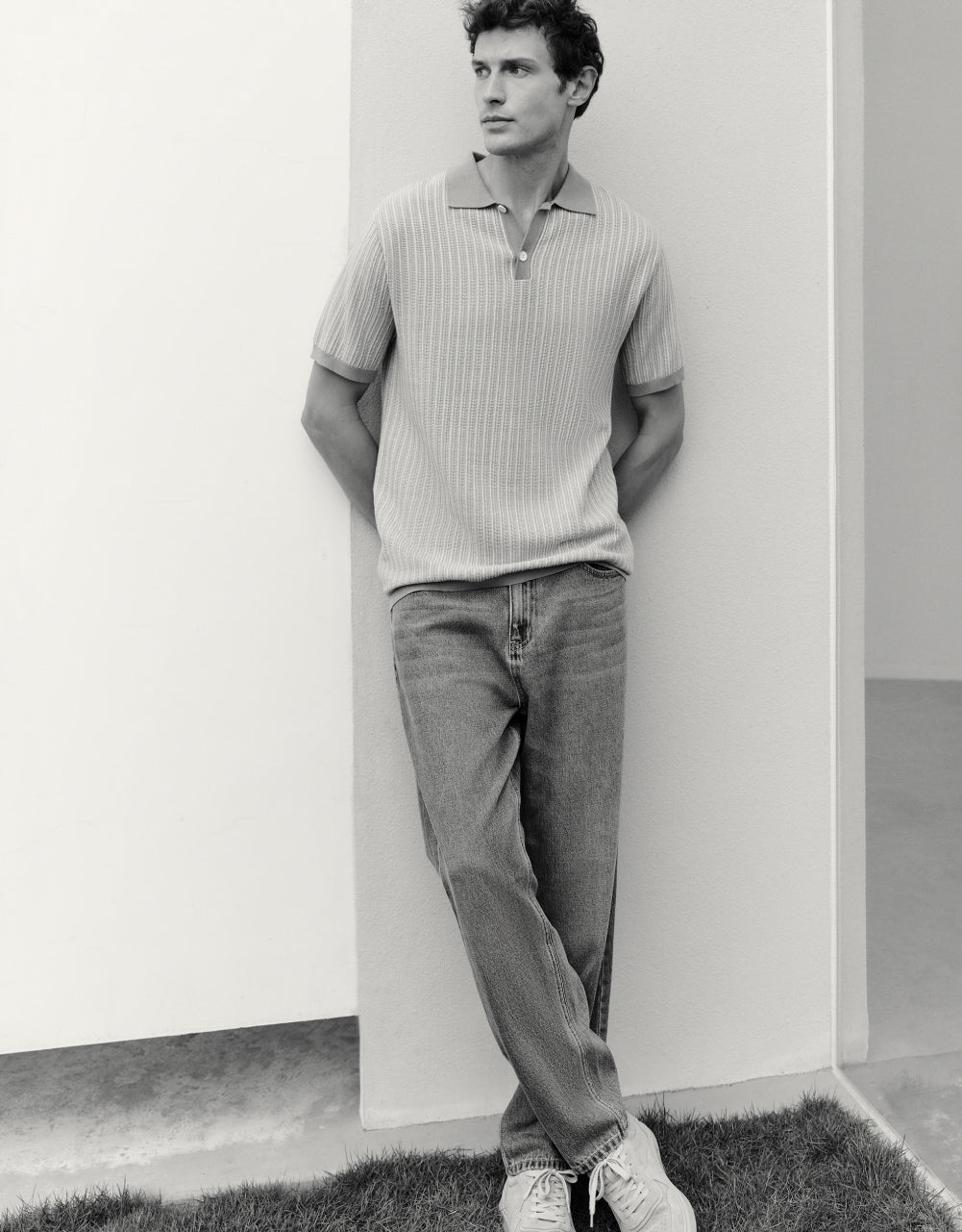Striped Knitted T-Shirt