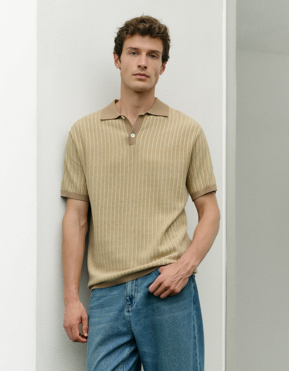 Striped Knitted T-Shirt