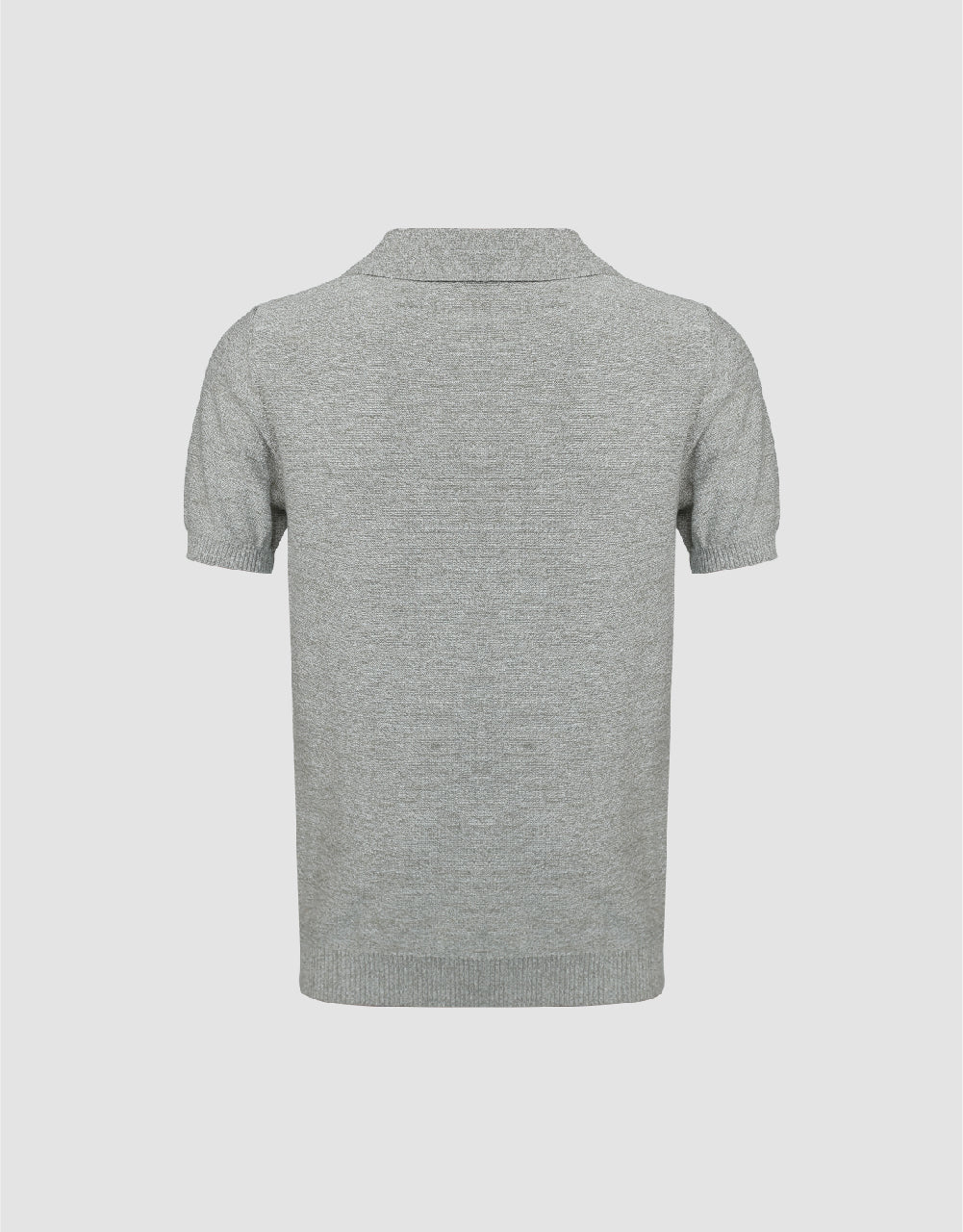 Lapel Straight Knitted T-Shirt