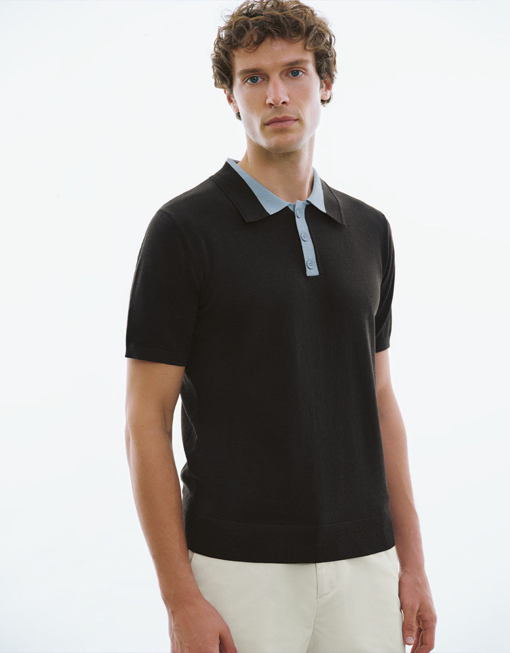 Knitted Polo Shirt