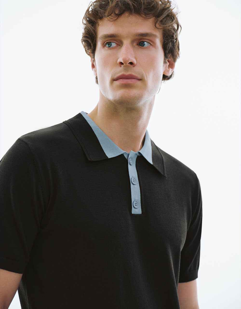 Knitted Polo Shirt