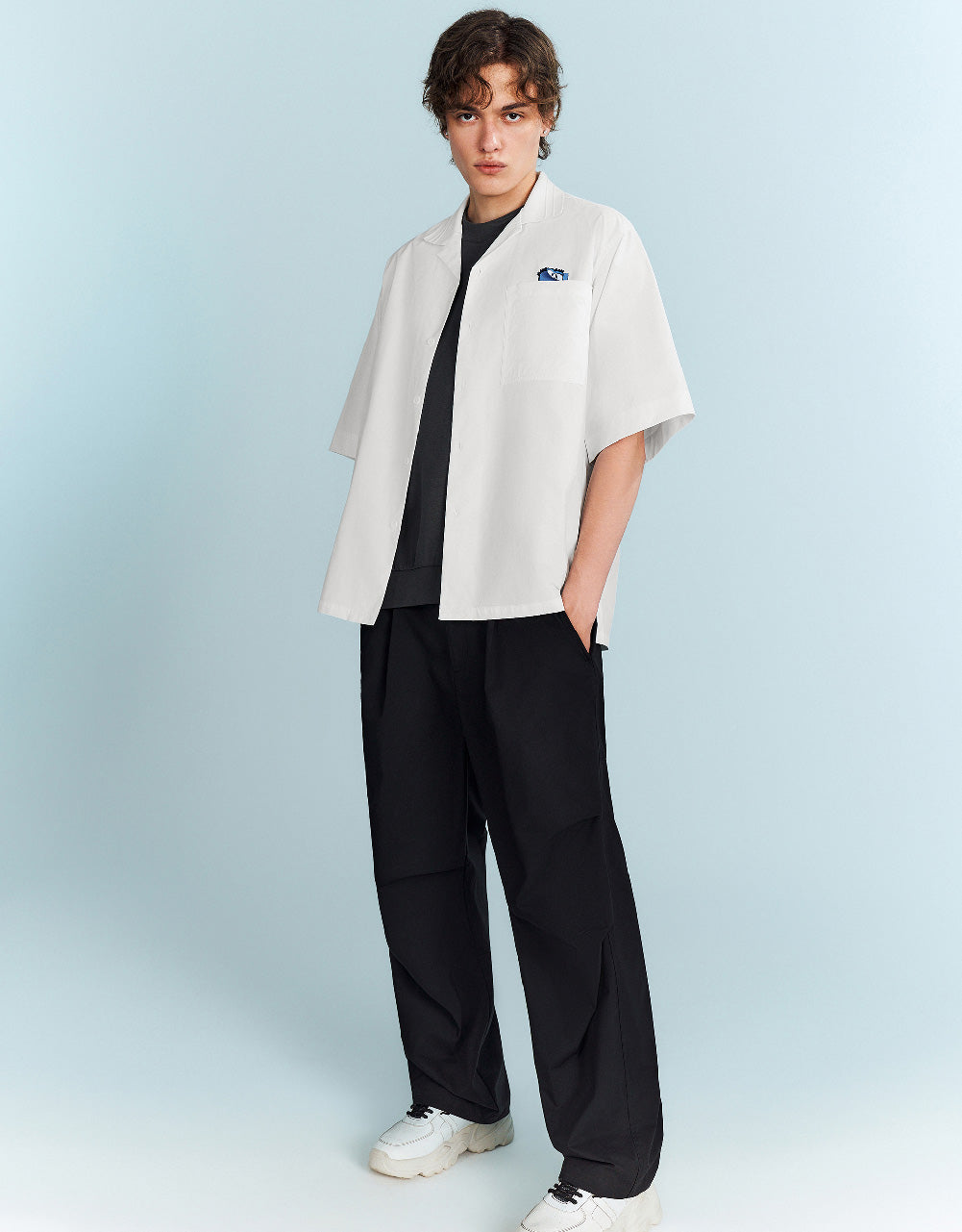 Button Up Loose Shirt