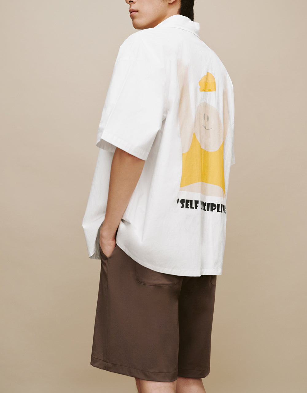 Cheese Printed Loose Shirt