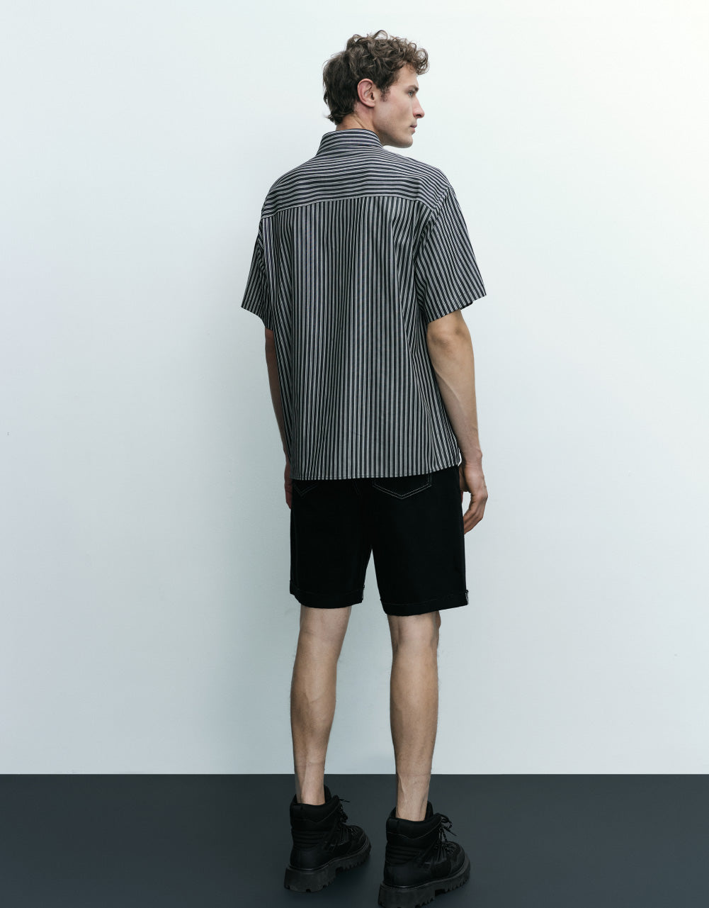 Striped Pocket Detail Shirt