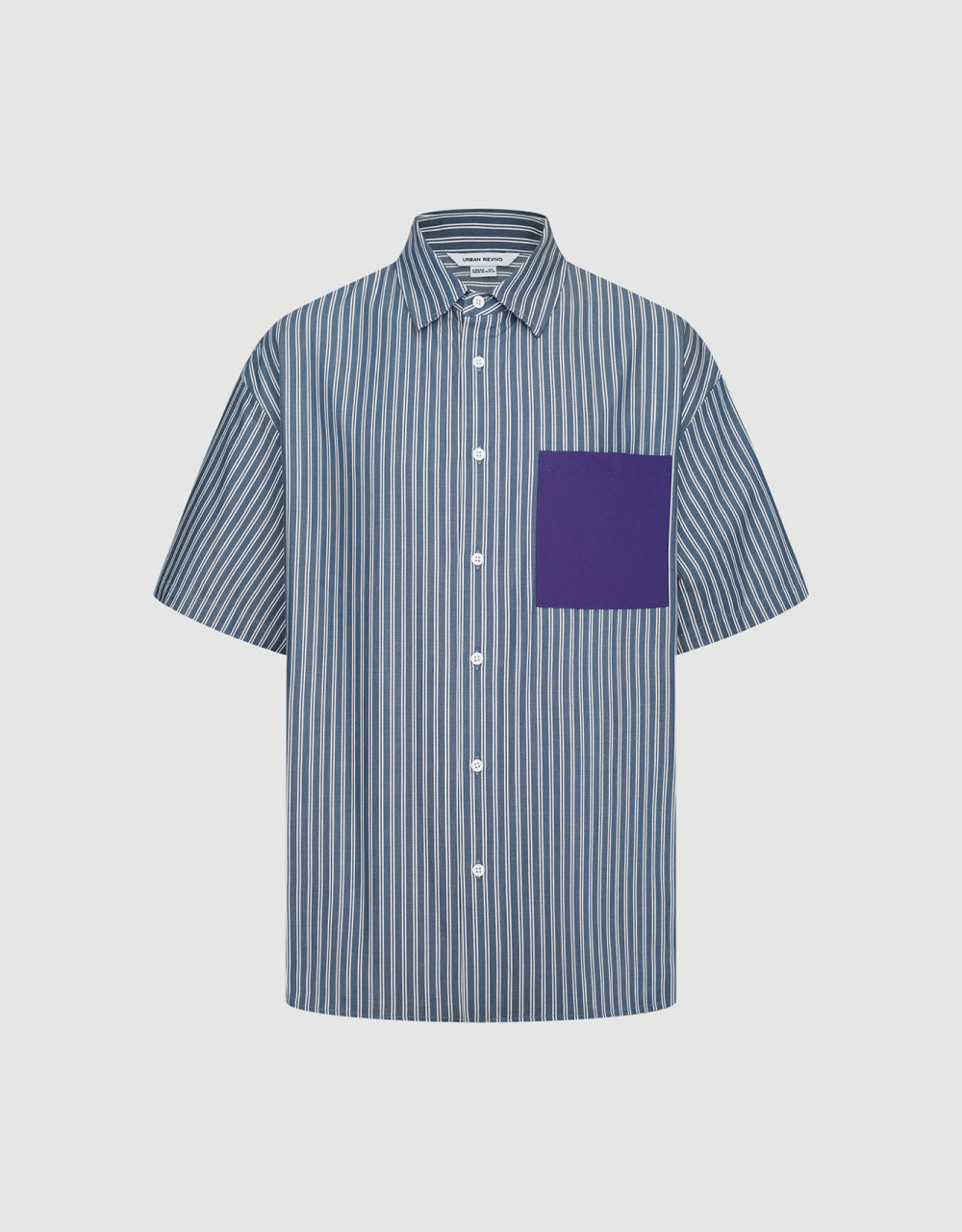 Striped Pocket Detail Shirt