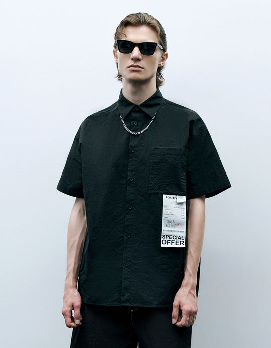 Button Up Straight Shirt