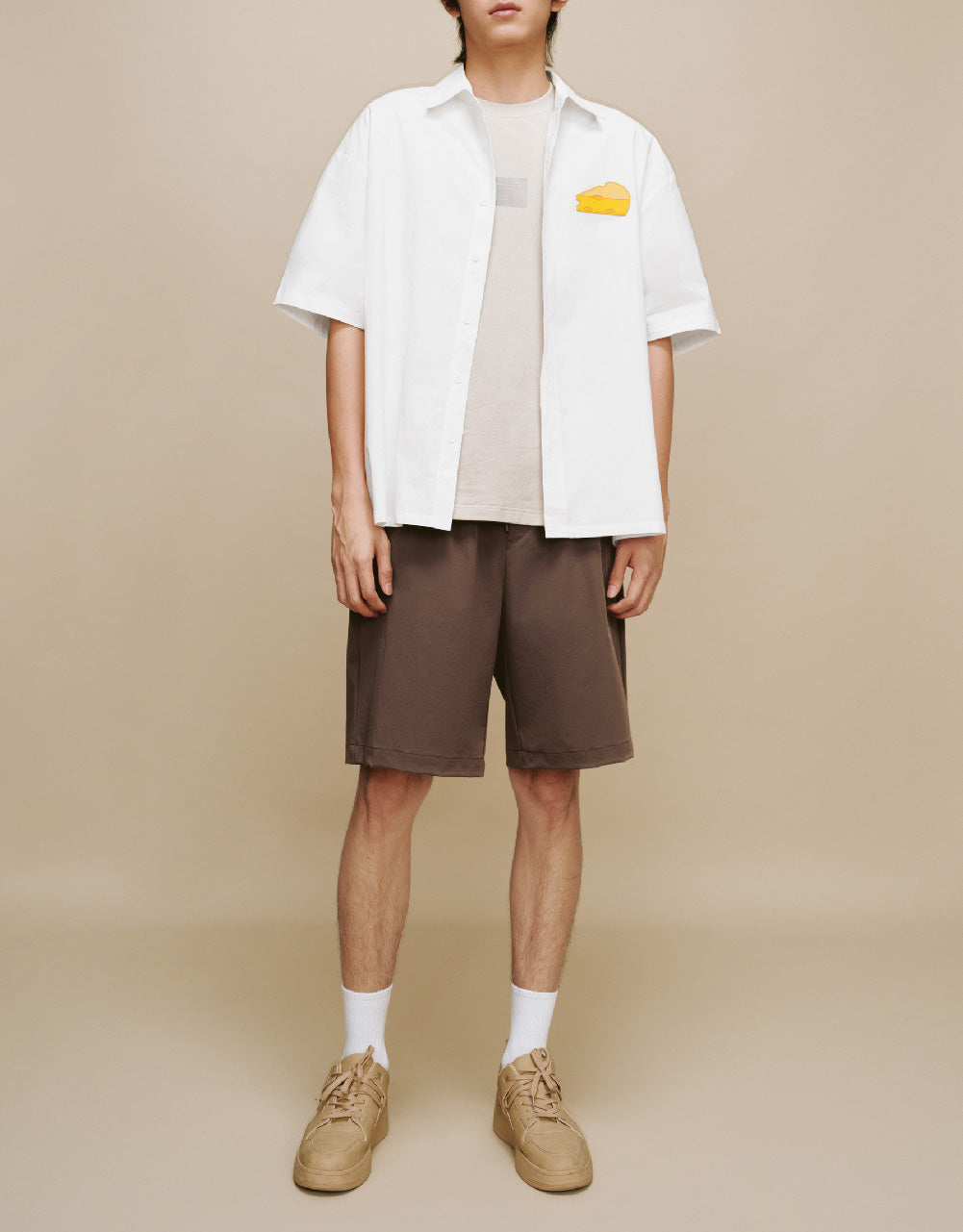 Cheese Décor Loose Shirt