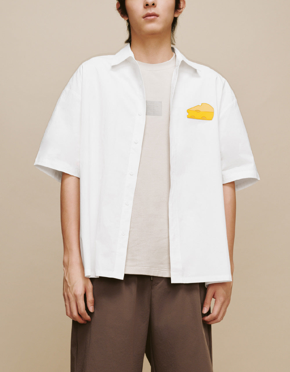 Cheese Décor Loose Shirt