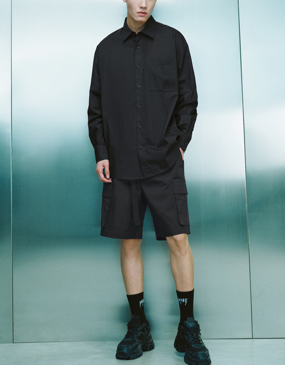 Button Up Loose Shirt