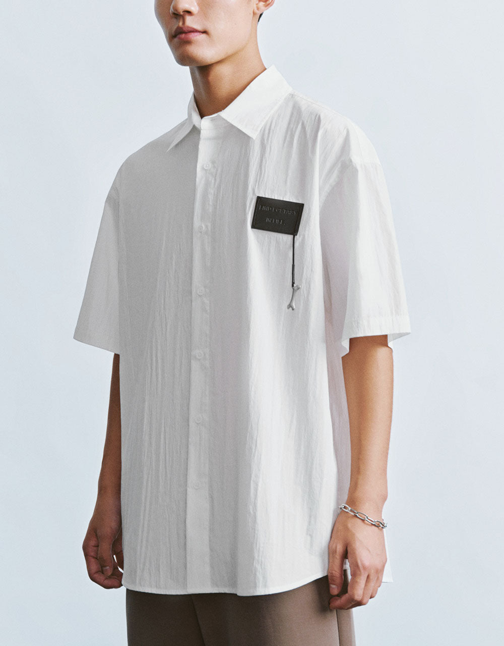 Button Up Straight Shirt