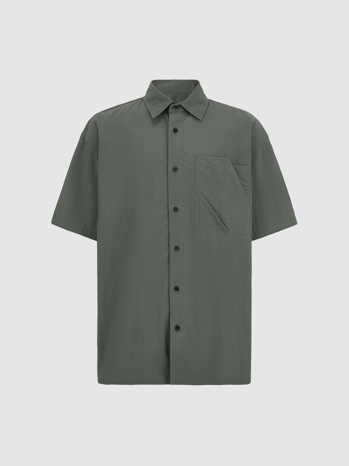 Button Up Straight Shirt